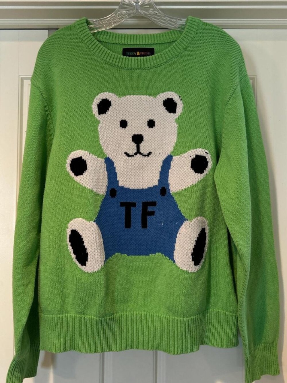 Teddy Fresh Women's Green Jumper